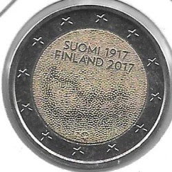 Monedas - Euros - 2euro - Finlandia - Antildeo 2017 - Centenario de la Independencia