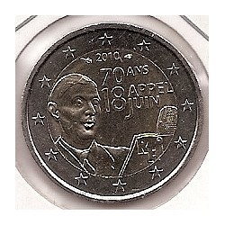 2euro - Francia - SC - Antildeo 2010 - General De Gaulle