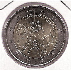 2euro - Francia - SC - Antildeo 2011 - Fiesta de la muacutesica