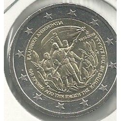 Monedas - Euros - 2euro - Grecia - SC - Año 2013 - 100 Aniversario de la Incorporacion de Creta