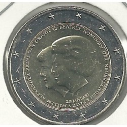 2euro - Holanda - Antildeo 2013 - Principe y reina