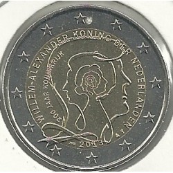 Monedas - Euros - 2euro - Holanda - Antildeo 2013 - 200ordm Aniversario del Reino