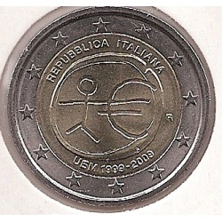 2euro - Italia - sc - Antildeo 2009 - Deacutecimo aniversario del euro