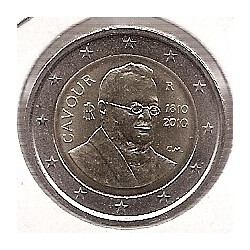 2euro - Italia - sc - Año 2010 - Conde de Cavour