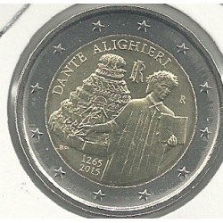 Monedas - Euros - 2euro - Italia - SC - Antildeo 2015 - Dante