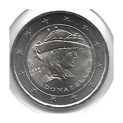 Monedas - Euros - 2euro - Italia - Año 2016 - Donatello