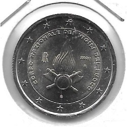 Monedas - Euros - 2euro - Italia - SC - 2020 - Bomberos