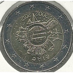 2euro - Irlanda - SC - Año 2012 - Décimo Anniversario circulacion Euro