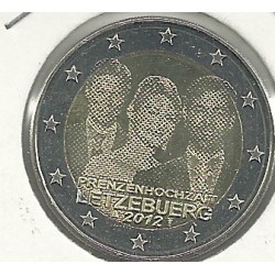 2euro - Luxemburgo - Antildeo 2012 - Boda Real