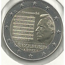 Monedas - Euros - 2euro - Luxemburgo - SC - Antildeo 2013 - Himno Nacional