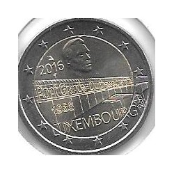 Monedas - Euros - 2euro - Luxemburgo - Año 2016 - Puente