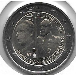 Monedas - Euros - 2euro - Luxemburgo - Antildeo 2017 - Guillermo III