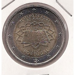 2euro - Portugal - Antildeo 2007 - Tratado de Roma