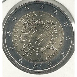 2euro - Portugal - 2012 - 10ordm Anviersario Circulacioacuten del euro