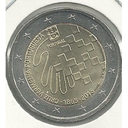 Monedas - Euros - 2euro - Portugal - Antildeo 2015 - Cruz Roja