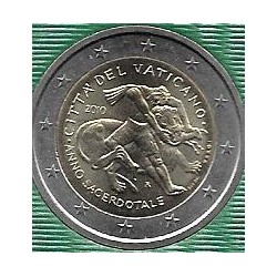 2euro - Vaticano - Año 2010 - Antildeo Sacerdotal