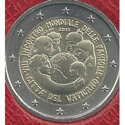 Monedas - Euros - 2euro - Vaticano - - Año 2015 - 8ordm Encuentro de las familias