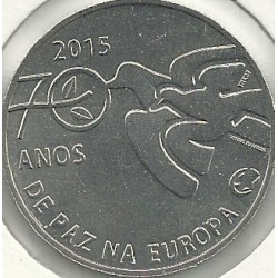 Monedas - Euros - 2,5euro - Portugal - Antildeo 2015 - 70 antildeos de paz