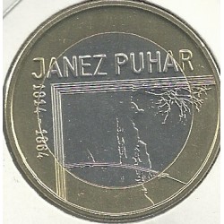 Monedas - Euros - 3euro - Eslovenia - Antildeo 2014 - Janez Puhar