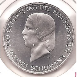 10euro - Alemania - Antildeo 2010J - Robert Shumann