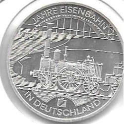 Monedas - Euros - 10euro - Alemania - 291 - Antildeo 2010J - Anniversary of German Railroads