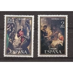 Sellos - Paiacuteses - Espantildea - 2ordm Cent. (Series Completas) - Estado Espantildeol - 1970 - 2002/03 - **