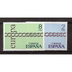 Sellos - Paiacuteses - Espantildea - 2ordm Cent. (Series Completas) - Estado Espantildeol - 1971 - 2031/32 - **