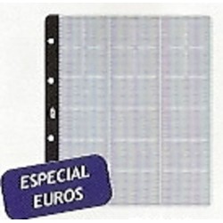 Material - Hojas aacutelbum de monedas - Pardo - Mod.76600