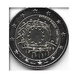 Monedas - Euros - 2euro - Chipre - Antildeo 2015 - Bandera