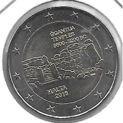 Monedas - Euros - 2euro - Malta - Antildeo 2016 - Templo Ggantija