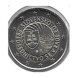 Monedas - Euros - 2euro - Eslovaquia - Antildeo 2016 - Presidencia UE