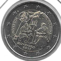 Monedas - Euros - 2euro - Eslovaquia - Antildeo 2017 - Universidad Istropolitana