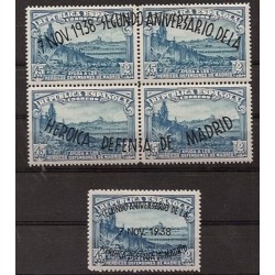 Sellos - Paiacuteses - Espantildea - 1ordm Cent. (Series Completas) - 0789/90 - **