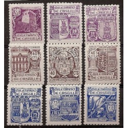 Sellos - Paiacuteses - Espantildea - 1ordm Cent. (Series Completas) - 0974/82 - **