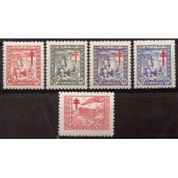 Sellos - Paiacuteses - Espantildea - 1ordm Cent. (Series Completas) - 0984/88 - **