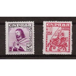 Sellos - Paiacuteses - Espantildea - 1ordm Cent. (Series Completas) - 1033/34 - **