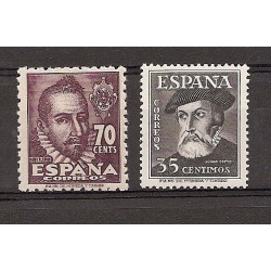 Sellos - Paiacuteses - Espantildea - 1ordm Cent. (Series Completas) - 1035/36 - **