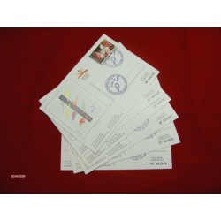 Sellos - Paiacuteses - Espantildea - Productos COOB - 92 - Tarjetas maacuteximas - 15 seacuteries