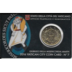 Monedas - Euros - 0.50 euro - Vaticano - - Antildeo 2016 - Moneda de la Ciudad del Vaticano