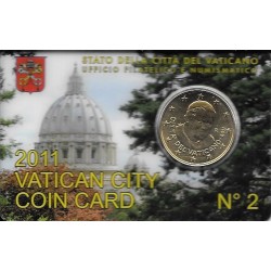 Monedas - Euros - 0.50 euro - Vaticano - Antildeo 2011 - Moneda de la Ciudad del Vaticano